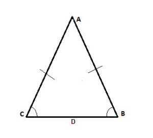 Base angles theorem in Geometry
