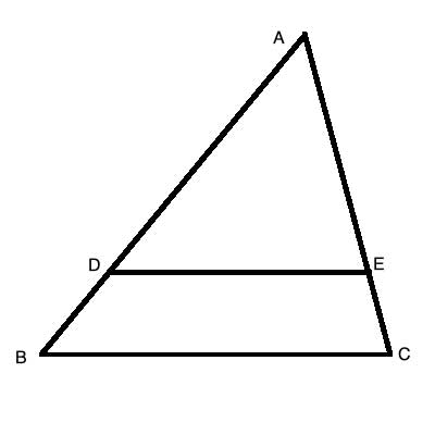 Similar triangles in geometry