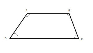 trapezoid with angles