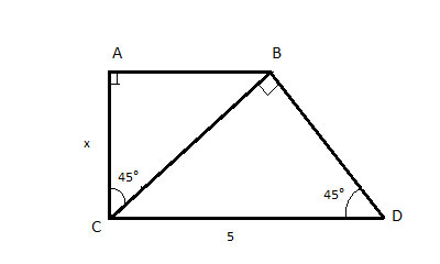 Triangles together two Half Rectangle
