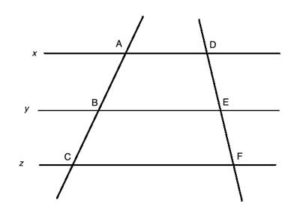 3 parallel lines theorem