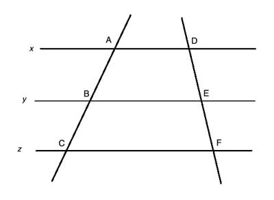 3 parallel lines theorem