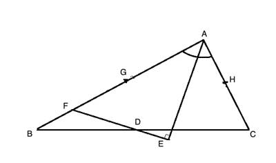 Angle bisector in a triangle