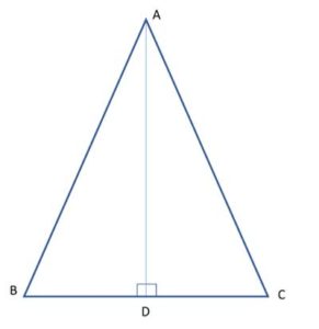 isosceles triangle with bisector