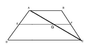 Trapezoid with diagonal